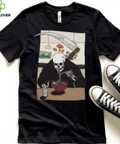 Death Eating Ramen T Shirt By Carla Beltra