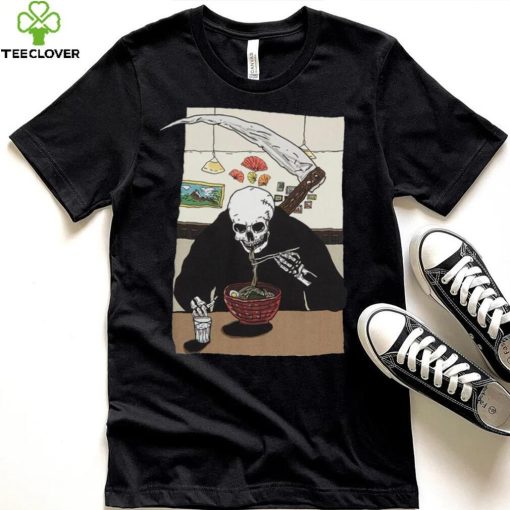 Death Eating Ramen T Shirt By Carla Beltra