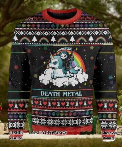 Death Metal Woolen Christmas Ugly Sweater