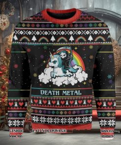 Death Metal Woolen Christmas Ugly Sweater