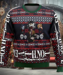 Death Note Characters Alt Ugly Christmas Sweater Funny Gift For Men And Women Fans