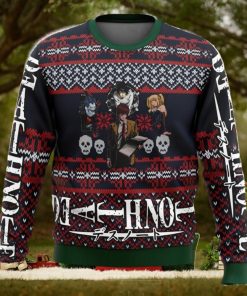Death Note Characters Alt Ugly Christmas Sweater Funny Gift For Men And Women Fans