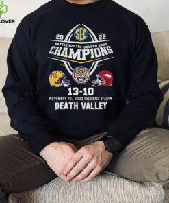 Death Valley Champions Battle For The Golden Boot 2022 LSU Tigers 13 10 Arkansas Razorbacks Shirt