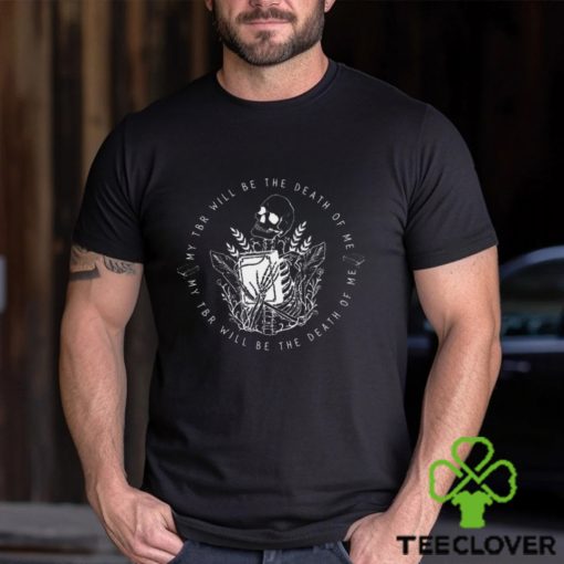 Death by TBR tshirt  Halloween Collection