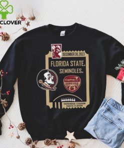 December 30,2023 Florida State Seminoles Capital One Orange Bowl Shirt