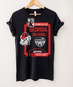 December 30,2023 Georgia Bulldogs Capital One Orange Bowl Shirt