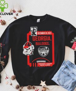 December 30,2023 Georgia Bulldogs Capital One Orange Bowl Shirt