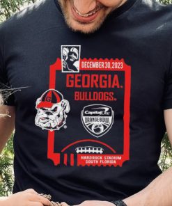 December 30,2023 Georgia Bulldogs Capital One Orange Bowl Shirt