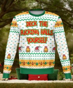Deck The Halls Yourself Dank Wool Holiday Sweater