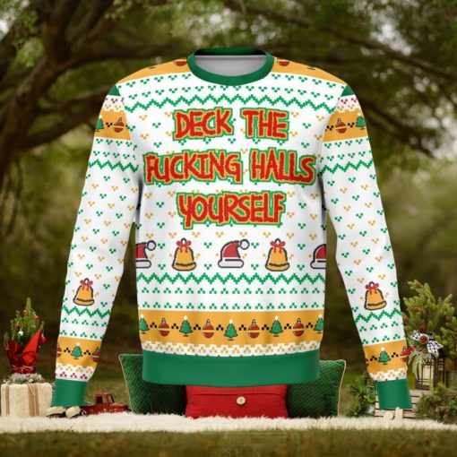 Deck The Halls Yourself Dank Wool Holiday Sweater