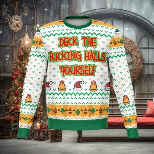 Deck The Halls Yourself Dank Wool Holiday Sweater