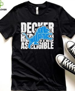 Decker reported as eligible Detroit Lions logo hoodie, sweater, longsleeve, shirt v-neck, t-shirt