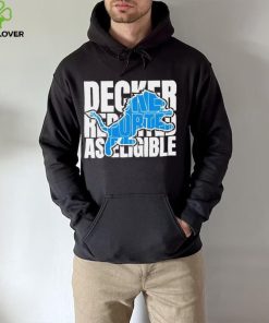 Decker reported as eligible Detroit Lions logo hoodie, sweater, longsleeve, shirt v-neck, t-shirt