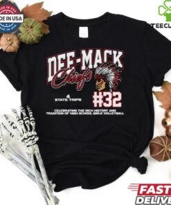 Dee Mack Chiefs #32 Celebrating The Rich History And Tradition Of High School Girls Volleyball Shirt