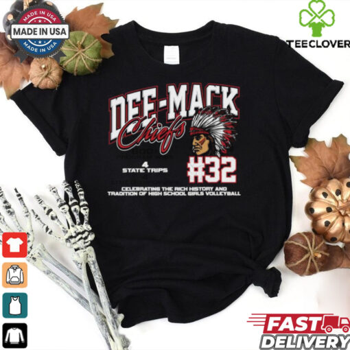 Dee Mack Chiefs #32 Celebrating The Rich History And Tradition Of High School Girls Volleyball Shirt