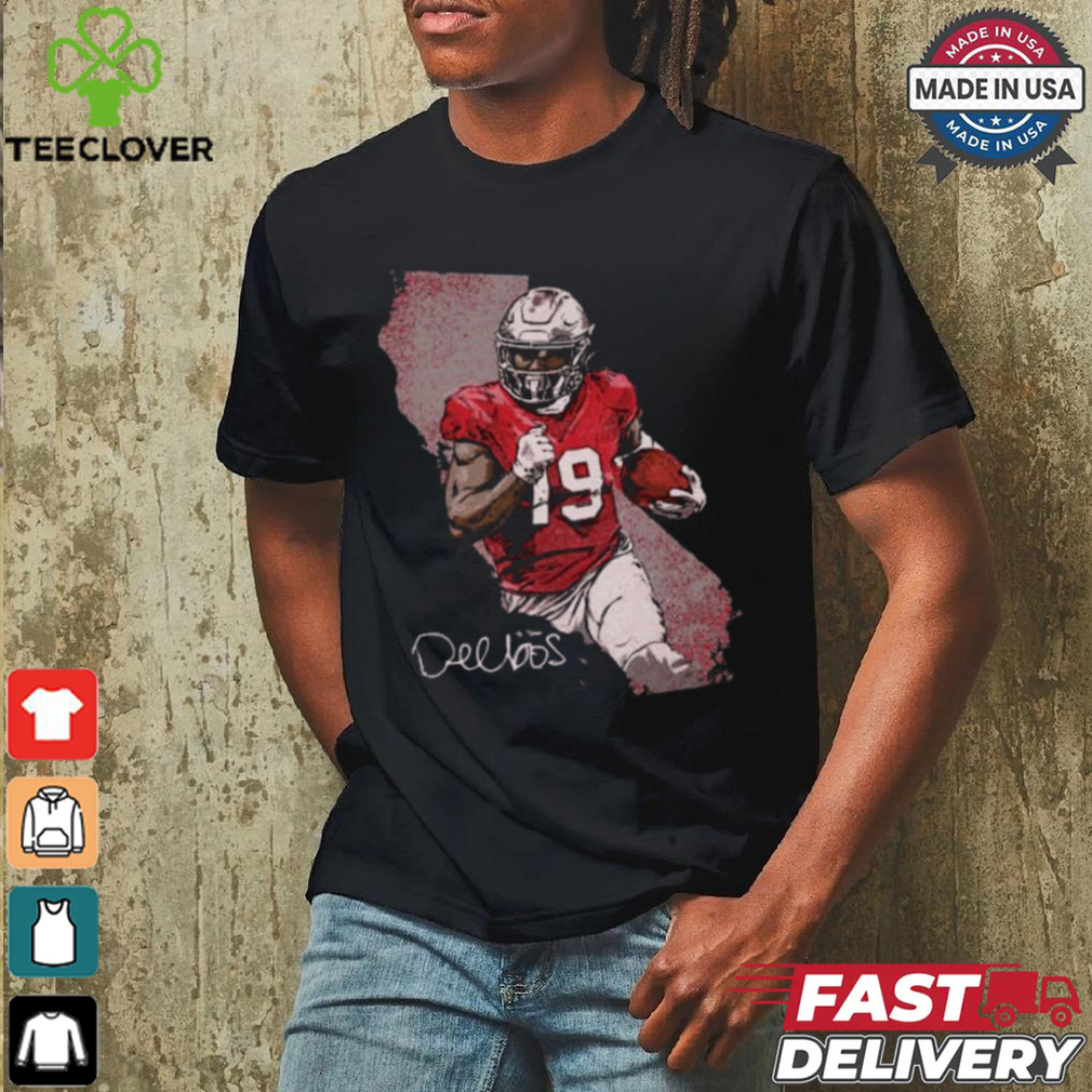 Deebo Samuel San Francisco City Map T Shirt Deebo Samuel San Francisco City Map T Shirt