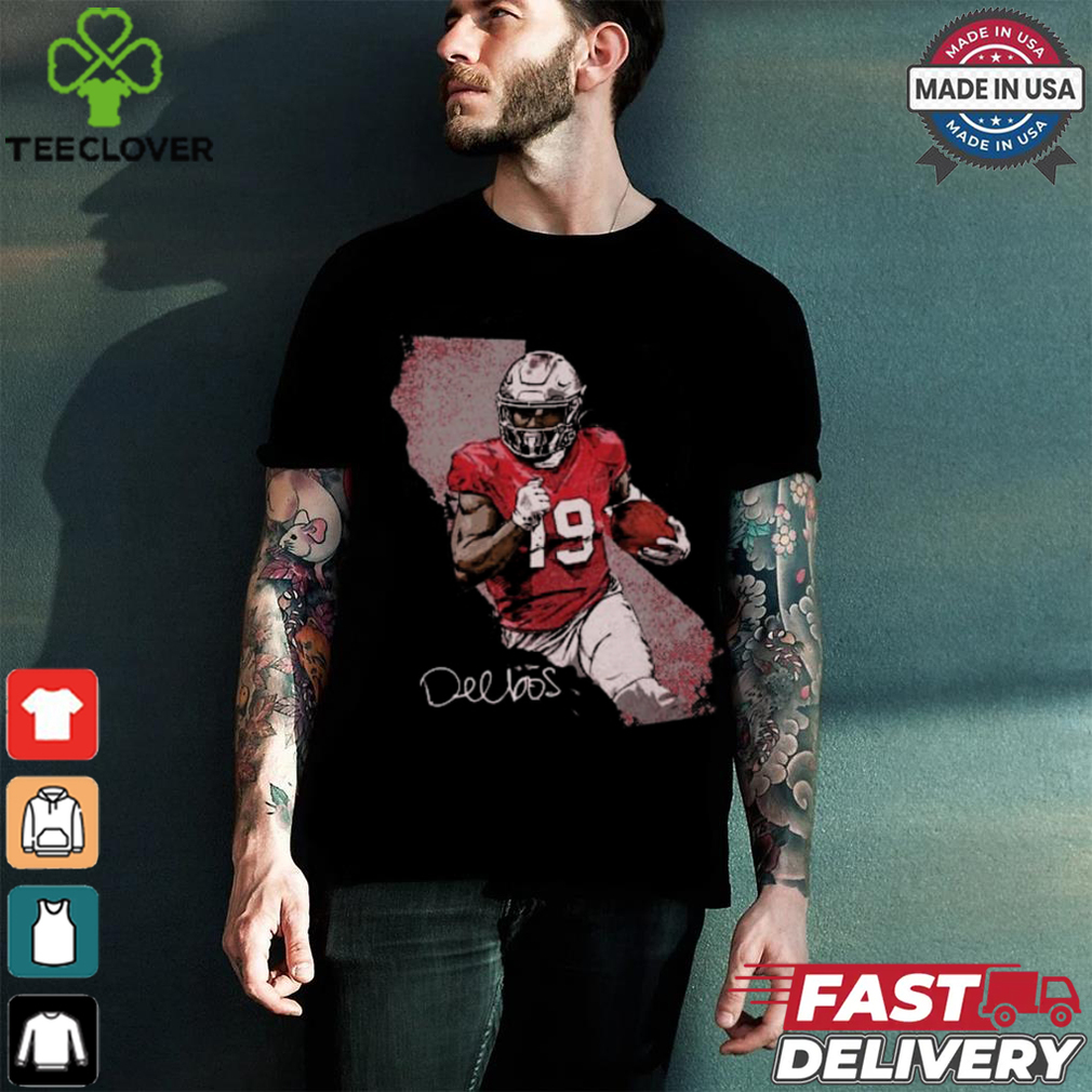 Deebo Samuel San Francisco City Map T Shirt Deebo Samuel San Francisco City Map T Shirt