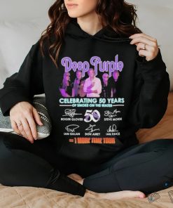 Deep Purple Celebrating 50 Years Of Smoke On The Water 1 More Time Tour signatures T Shirt