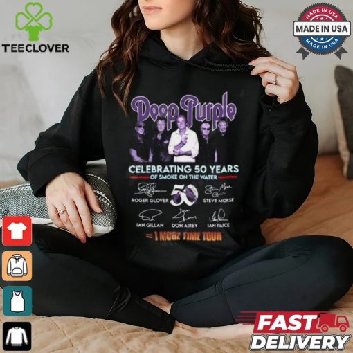 Deep Purple Celebrating 50 Years Of Smoke On The Water One More Time Tour T Shirt