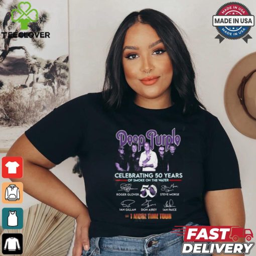 Deep Purple Celebrating 50 Years Of Smoke On The Water One More Time Tour T Shirt