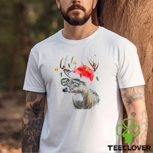 Deer Hunting Jingle Bells Shotgun Shells Christmas T Shirt