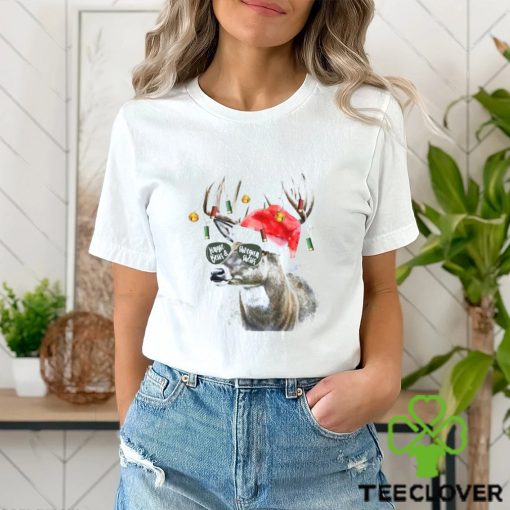 Deer Hunting Jingle Bells Shotgun Shells Christmas T Shirt