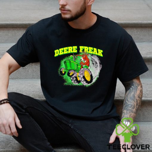 Deer riding tractor Deere freak hoodie, sweater, longsleeve, shirt v-neck, t-shirt