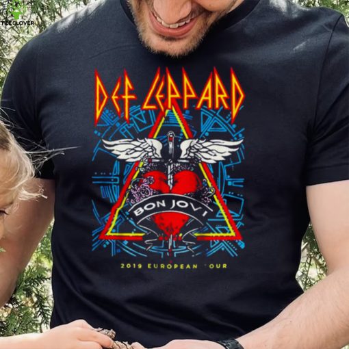 Def Leppard Bon Jovi European Tour 2019 Shirt