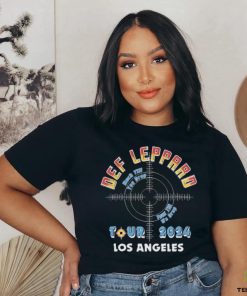 Def Leppard Los Angeles CA 2024 Tour Band Shirt