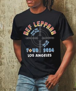 Def Leppard Los Angeles CA 2024 Tour Band Shirt