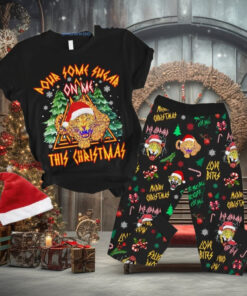 Def Leppard Pour Some Sugar On Me This Christmas Fleece Pajamas Set
