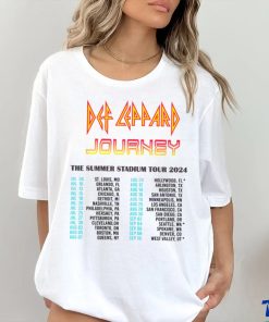 Def Leppard Summer Stadium Tour 2024 Timeline shirt