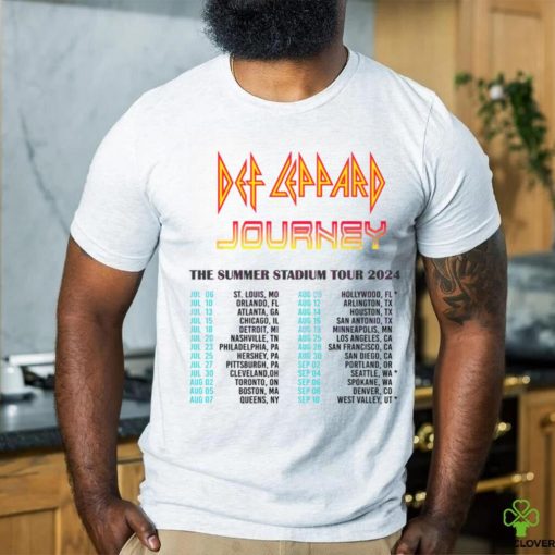 Def Leppard Summer Stadium Tour 2024 Timeline shirt