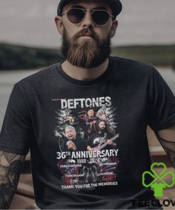 Deftones 36th Anniversary 1988 – 2024 Thank You For The Memories Merch, Deftones Album Shirt, Deftones Tour 2024 T Shirt 2 Deftones 36th Anniversary 1988 – 2024 Thank You For The Memories Merch, Deftones Album Shirt, Deftones Tour 2024 T Shirt