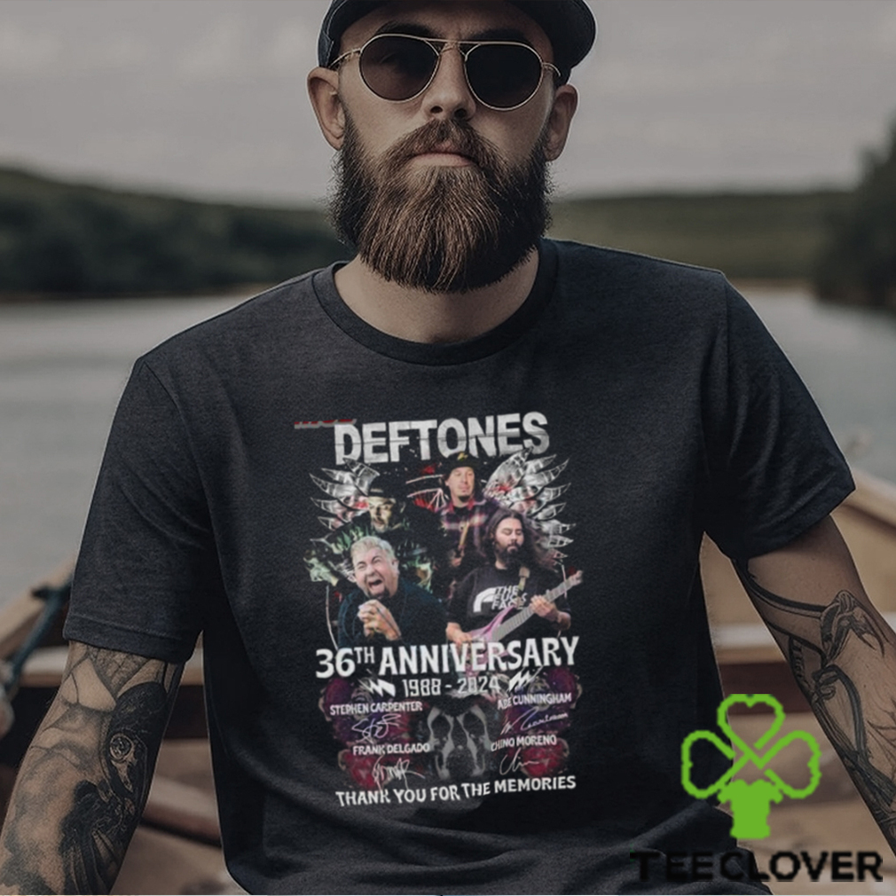 Deftones 36th Anniversary 1988 – 2024 Thank You For The Memories Merch, Deftones Album Shirt, Deftones Tour 2024 T Shirt Deftones 36th Anniversary 1988 – 2024 Thank You For The Memories Merch, Deftones Album Shirt, Deftones Tour 2024 T Shirt