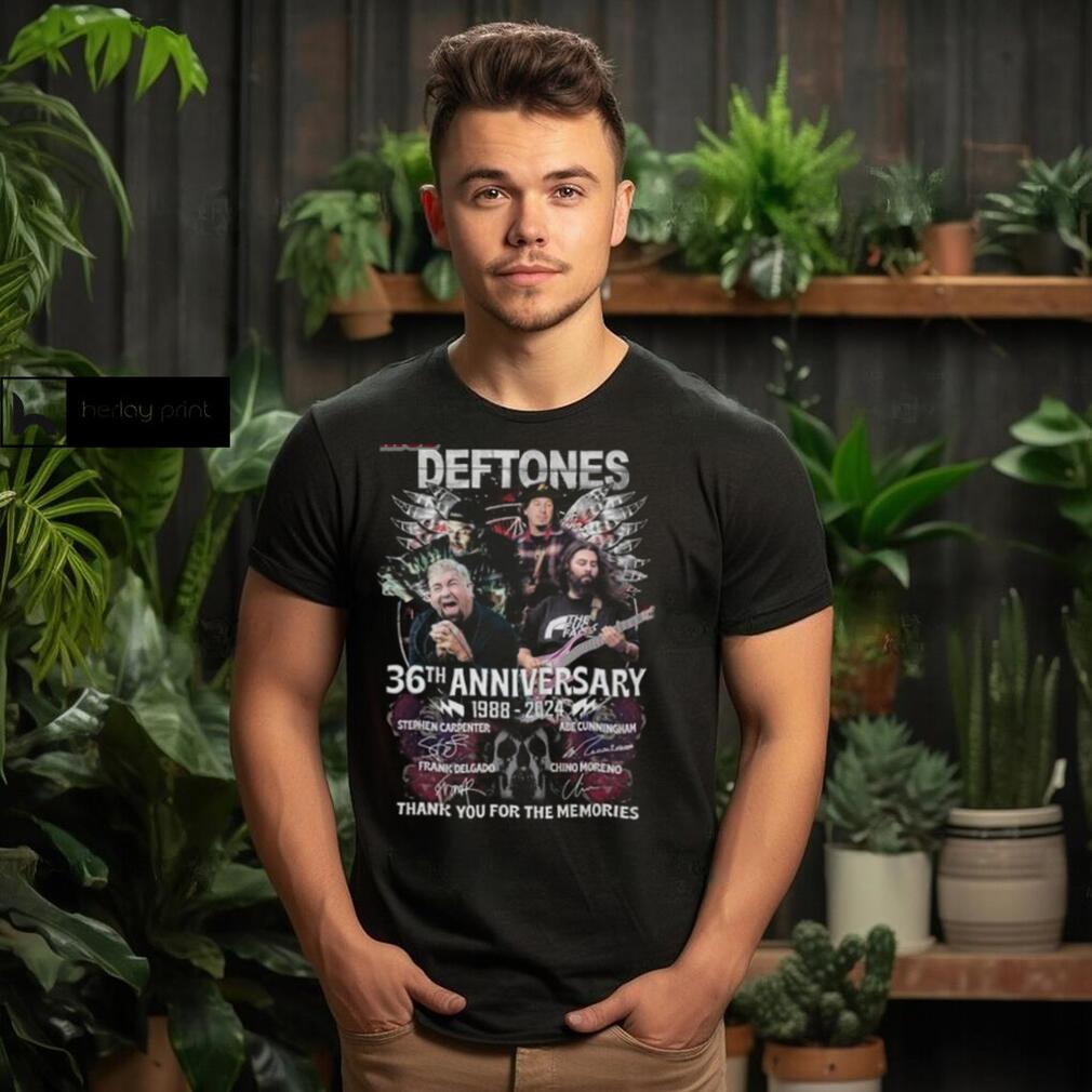 Deftones 36th Anniversary 1988 – 2024 Thank You For The Memories Merch, Deftones Album Shirt, Deftones Tour 2024 T Shirt Deftones 36th Anniversary 1988 – 2024 Thank You For The Memories Merch, Deftones Album Shirt, Deftones Tour 2024 T Shirt