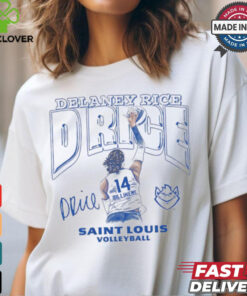 Delaney Rice Illustrated Saint Louis Volleyball Signature t shirt