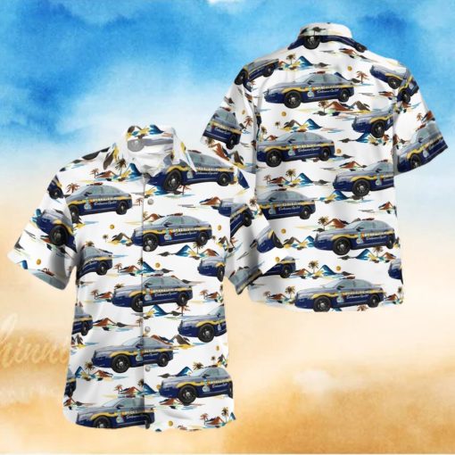 Delaware Capitol Police Ford Taurus Police Interceptor Hawaiian Shirt