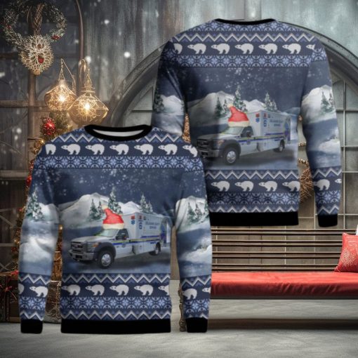 Delaware County EMS AOP Ugly Sweater Men And Women Christmas Gift