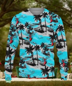 Delaware State Hornets Tropical Patterns For Fans Club Gifts Knitted Christmas Sweater Gift Holidays