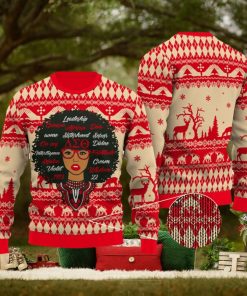 Delta Sigma Theta Limited Edition Ugly Christmas Wool Knitted Sweater
