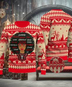 Delta Sigma Theta Limited Edition Ugly Christmas Wool Knitted Sweater