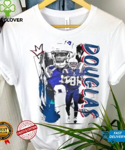 Demario Douglas number 81 New England Patriots football player pose poster shirt