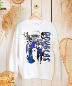 Demario Douglas number 81 New England Patriots football player pose poster shirt