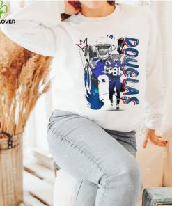 Demario Douglas number 81 New England Patriots football player pose poster shirt