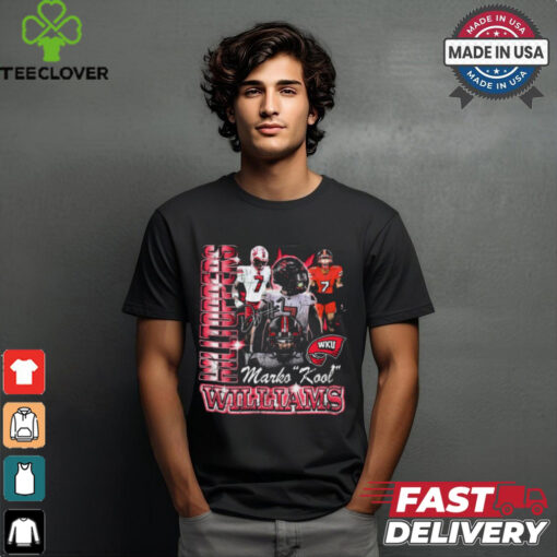 Demarko Williams Western Kentucky 90s Signature Graphic t shirt