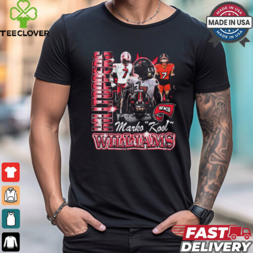 Demarko Williams Western Kentucky 90s Signature Graphic t shirt