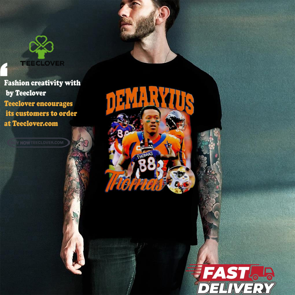 Demaryius Thomas Denver Broncos football graphic shirt Demaryius Thomas Denver Broncos football graphic shirt
