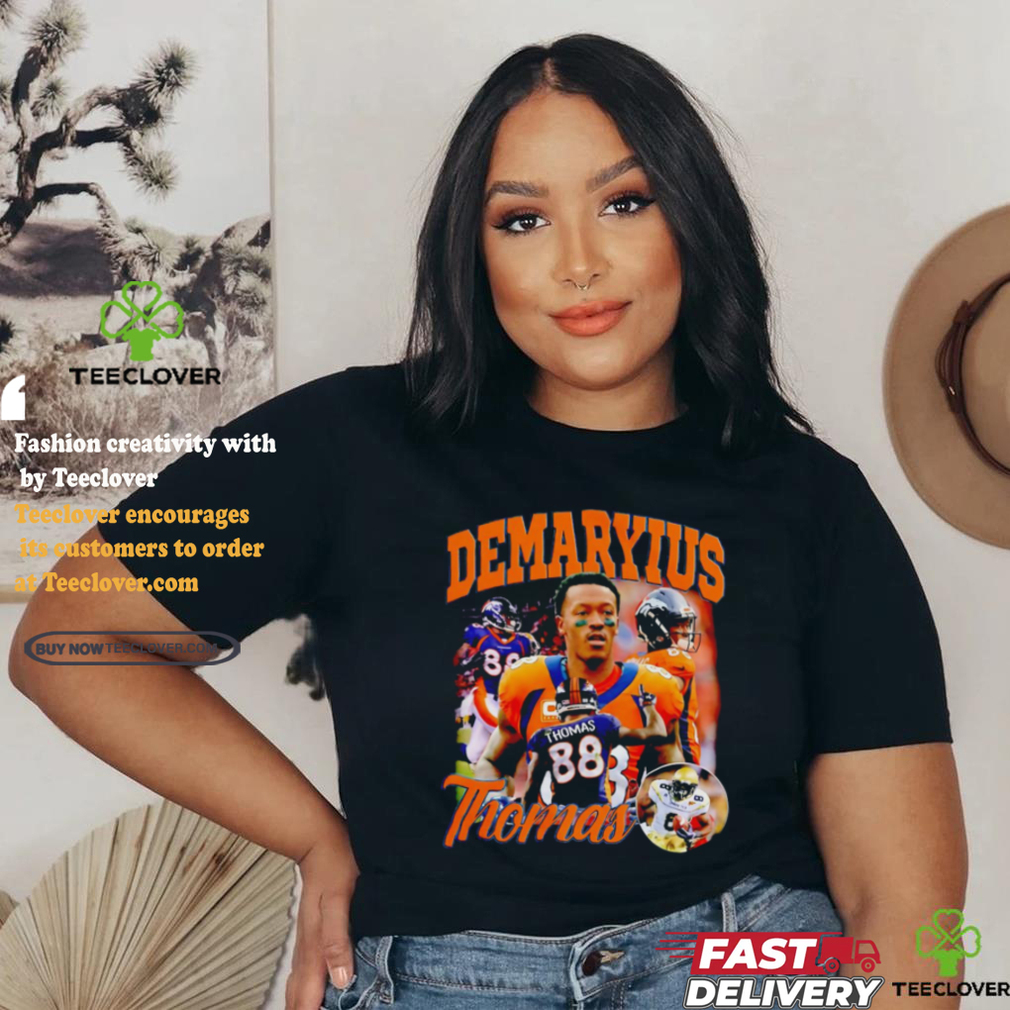 Demaryius Thomas Denver Broncos football graphic shirt Demaryius Thomas Denver Broncos football graphic shirt