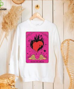 Demi Lovato burning heart and lions Tarot card hoodie, sweater, longsleeve, shirt v-neck, t-shirt